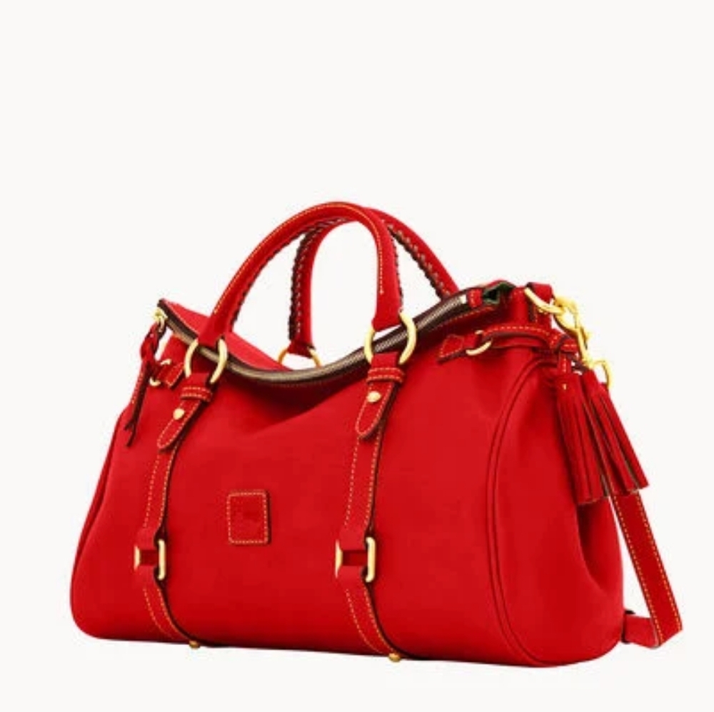 New! Florentine Large Satchel In Color Red ♥️